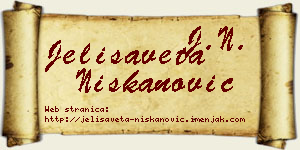 Jelisaveta Niškanović vizit kartica
